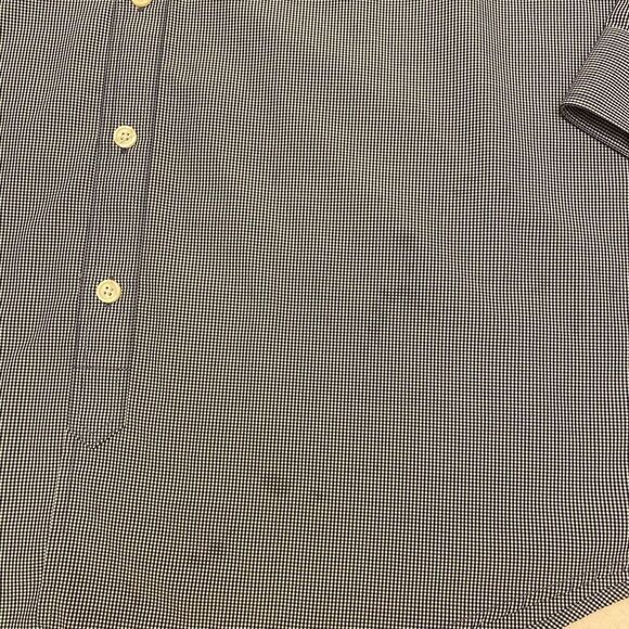 Oobe Team Style Chikfila Blue and White Check Long Sleeve Button Down Shirt Sz X - Picture 6 of 16